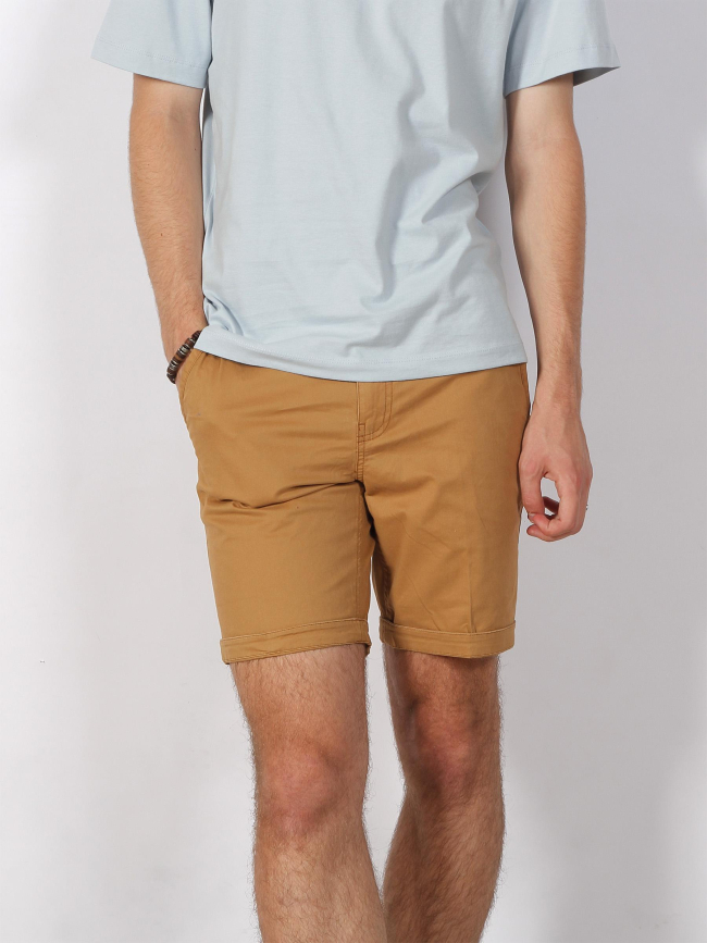 Short chino mahan marron camel homme - Sun Valley