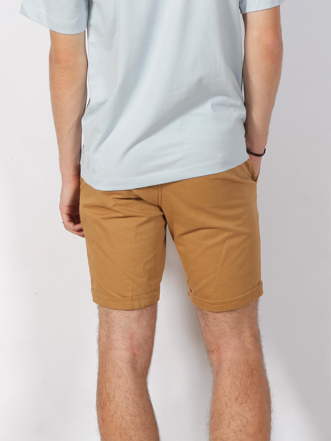 Short chino mahan marron camel homme - Sun Valley