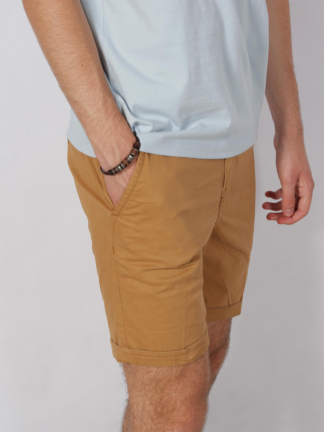 Short chino mahan marron camel homme - Sun Valley