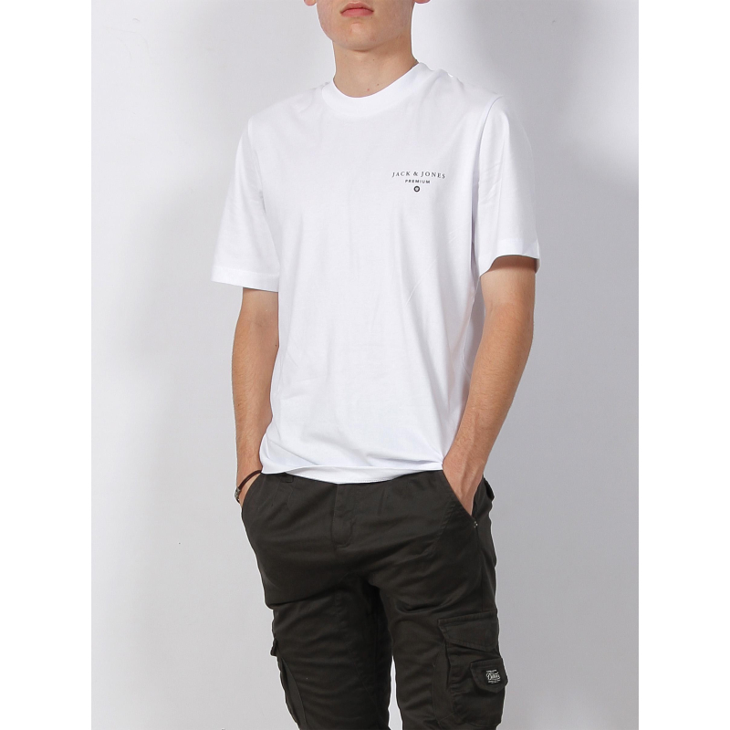 T-shirt back print mason blanc homme - Jack & Jones