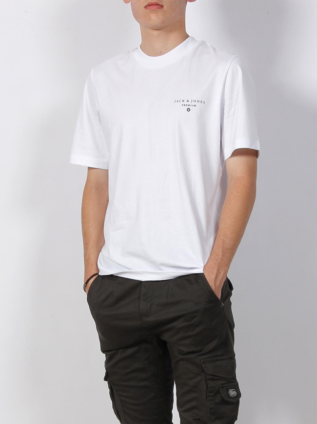 T-shirt back print mason blanc homme - Jack & Jones