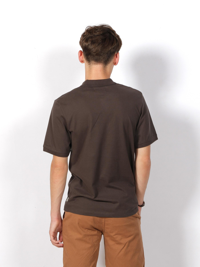 Polo mason marron foncé homme - Jack & Jones