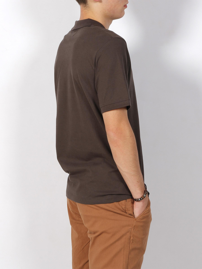 Polo mason marron foncé homme - Jack & Jones