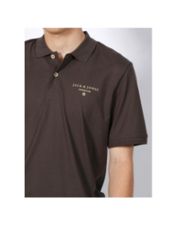 Polo mason marron foncé homme - Jack & Jones