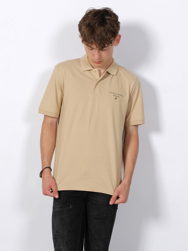 Polo mason beige homme - Jack & Jones