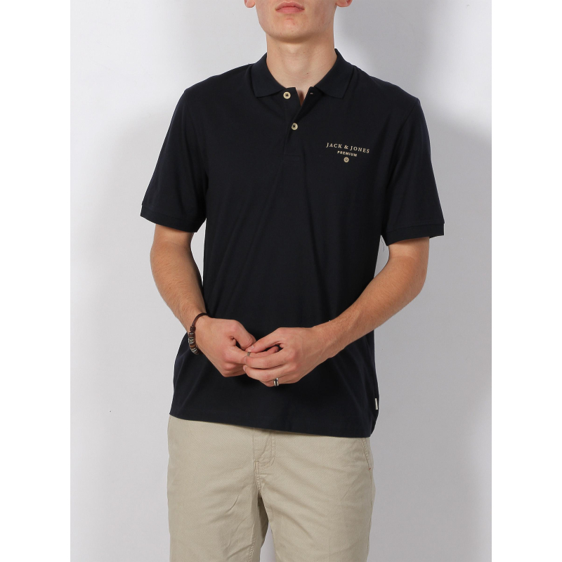 Polo manches courtes bleu marine homme - Jack & Jones