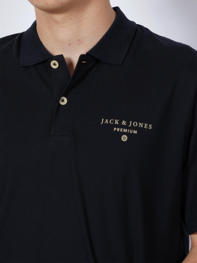 Polo manches courtes bleu marine homme - Jack & Jones