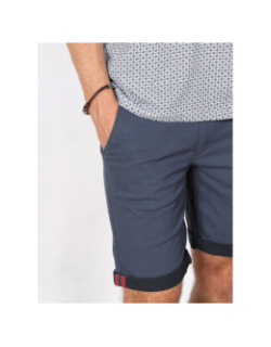 Short chino twill stretch imprimés bleu marine - Rms 26