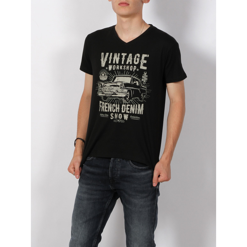 T-shirt vintage workshop noir homme - RMS 26