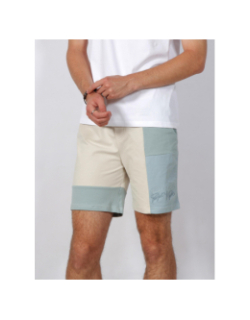 Short tricolore vert beige homme - Project X Paris