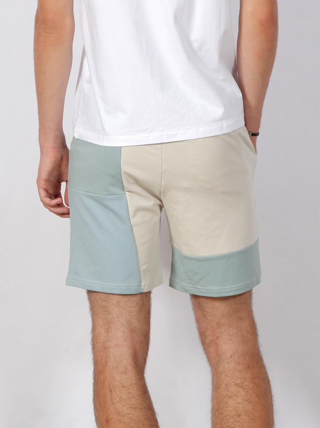 Short tricolore vert beige homme - Project X Paris