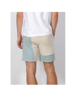 Short tricolore vert beige homme - Project X Paris