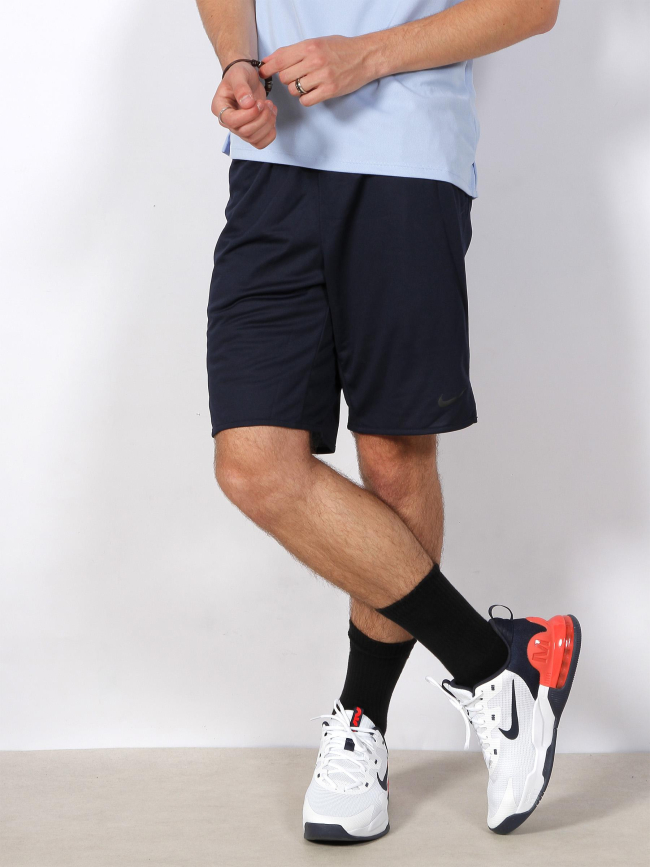 Short de running totality knit bleu marine homme - Nike