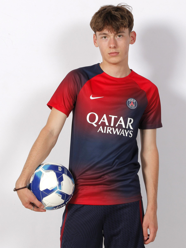 Maillot de football PSG dégradé rouge bleu marine homme - Nike