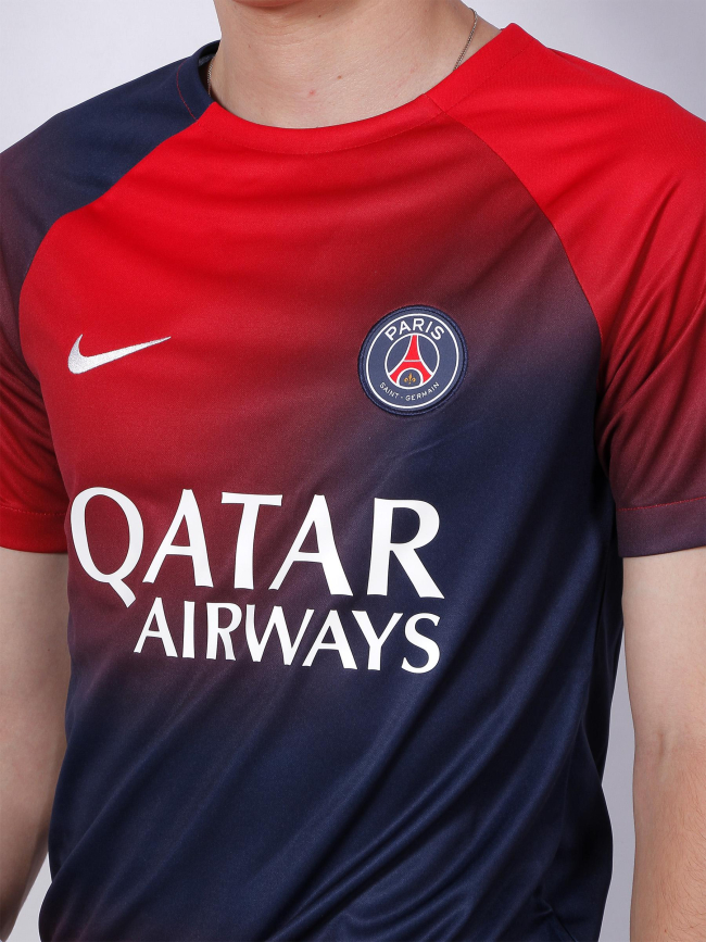 Maillot de football PSG dégradé rouge bleu marine homme - Nike