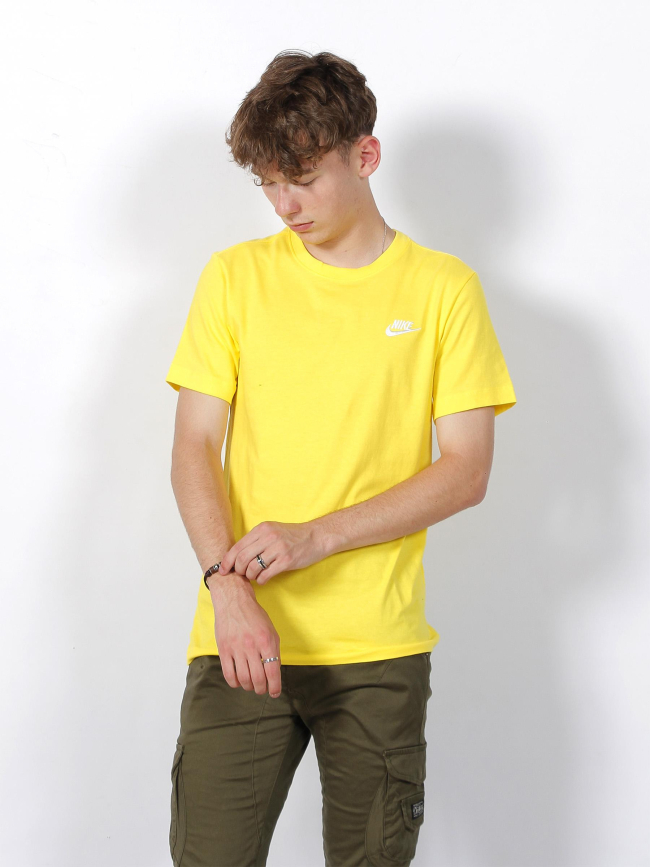 T-shirt nsw club jaune clair homme - Nike