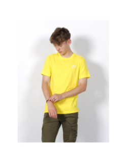 T-shirt nsw club jaune clair homme - Nike