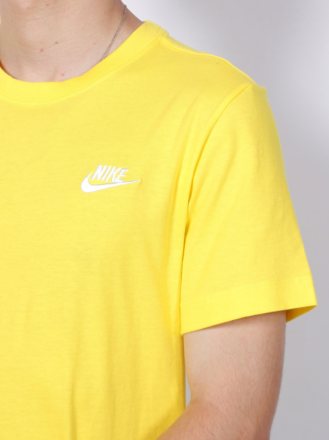 T-shirt nsw club jaune clair homme - Nike