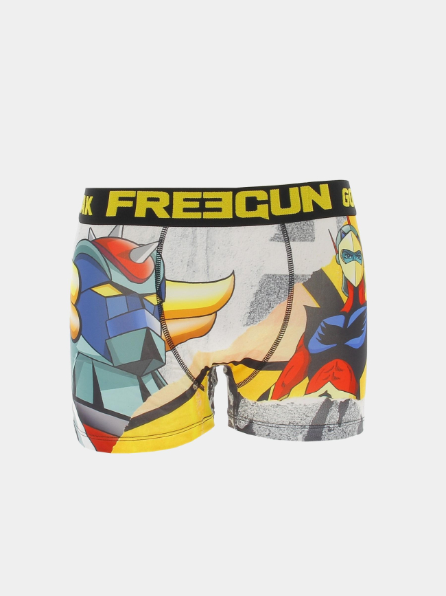 Boxer en microfibre robot multicolore homme - Freegun