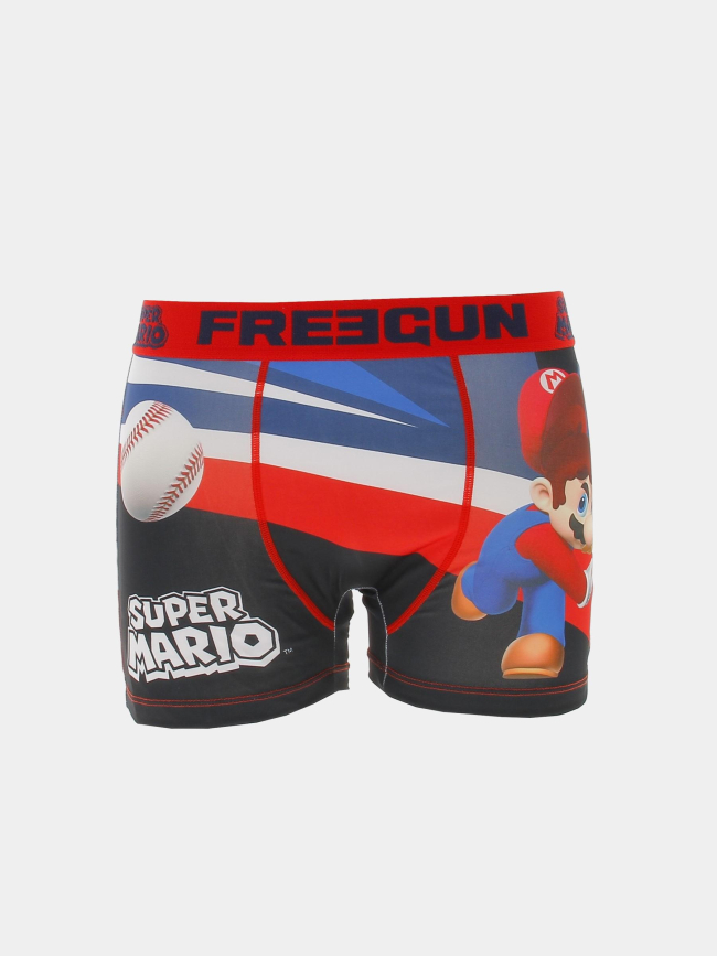 Boxer en microfibre mario multicolore homme - Freegun