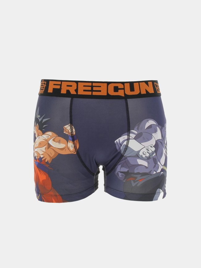 Boxer en microfibre dbz bleu marine homme - Freegun