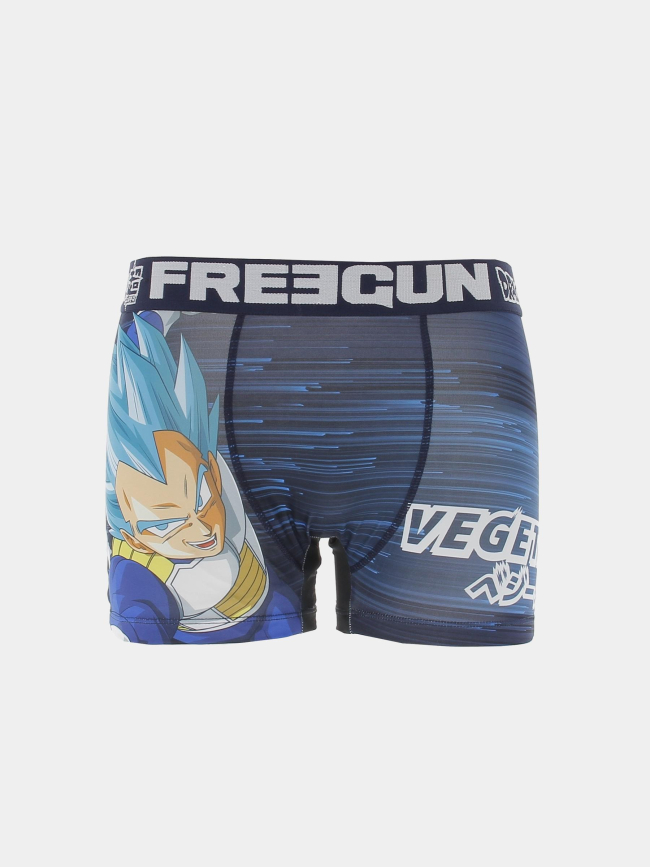 Boxer en microfibre vegeta bleu homme - Freegun