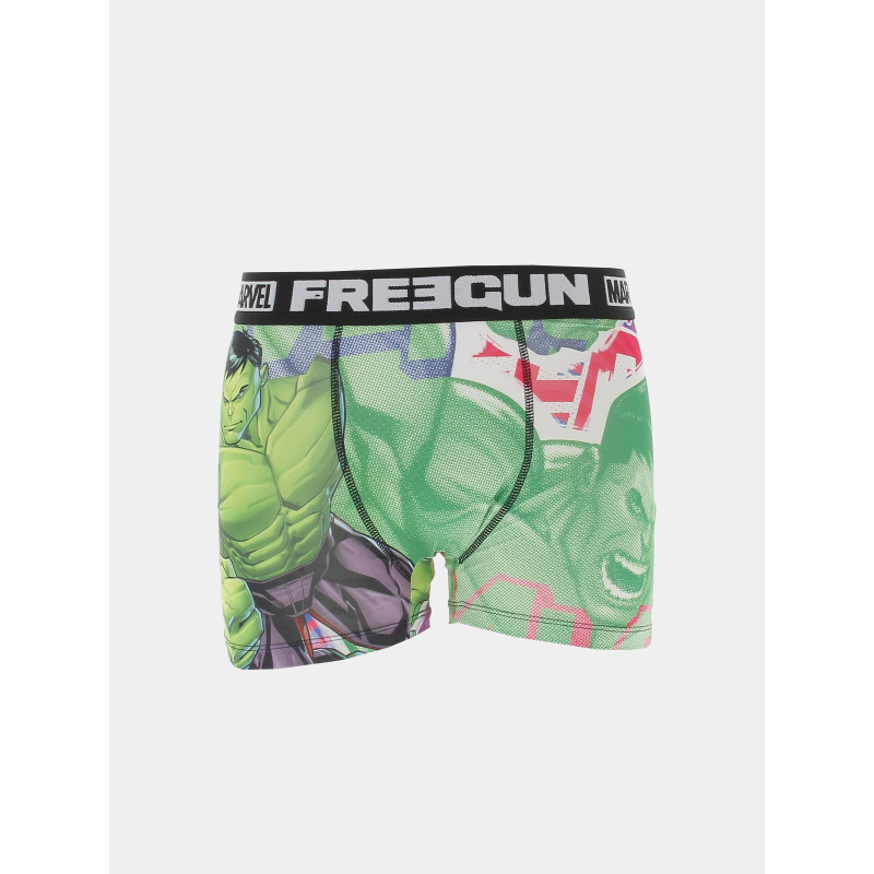 Boxer en microfibre hulk vert homme - Freegun