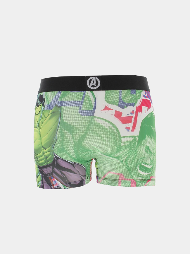 Boxer en microfibre hulk vert homme - Freegun