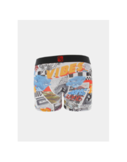 Boxer en microfibre tag multicolore homme - Freegun