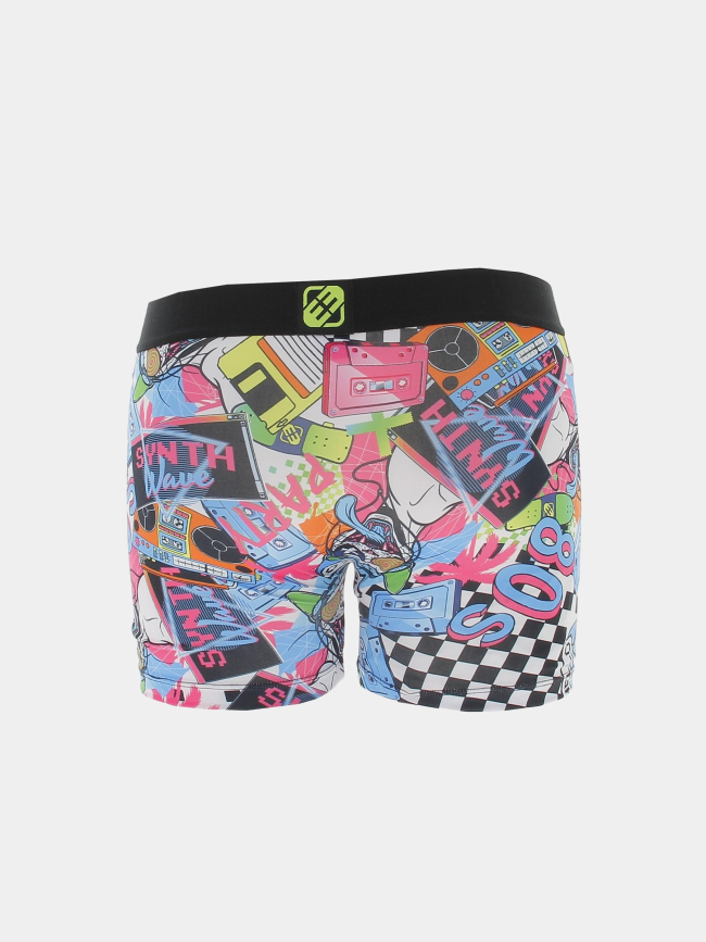 Boxer en microfibre street multicolore homme - Freegun