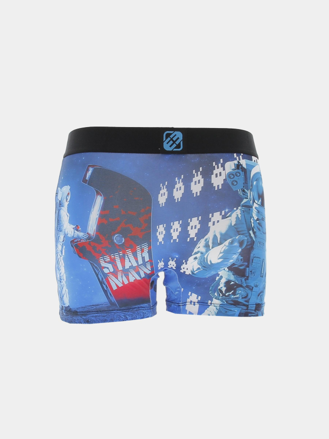 Boxer en microfibre astro bleu homme - Freegun