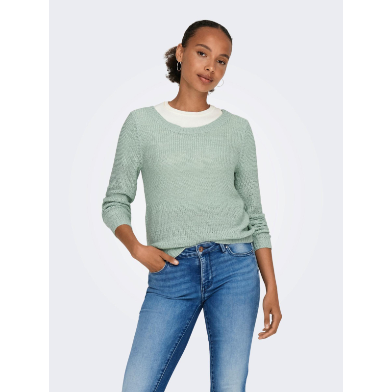 Pull knit geena vert femme - Only