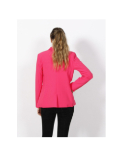 Veste blazer cris rose fluo femme - Morgan