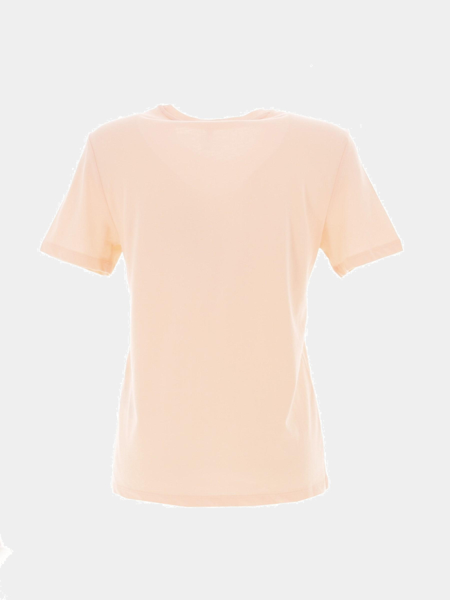 T-shirt mummy regular rose femme - Only