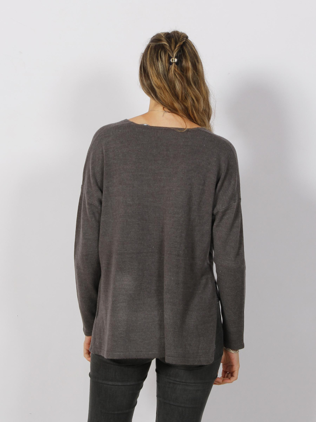 Pull amalia knit gris femme - Only