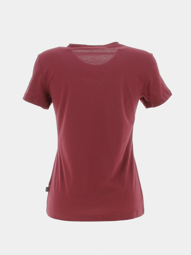 T-shirt essential logo bordeaux femme - Puma