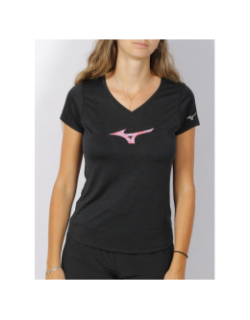 T-shirt de sport impulse core noir femme - Mizuno