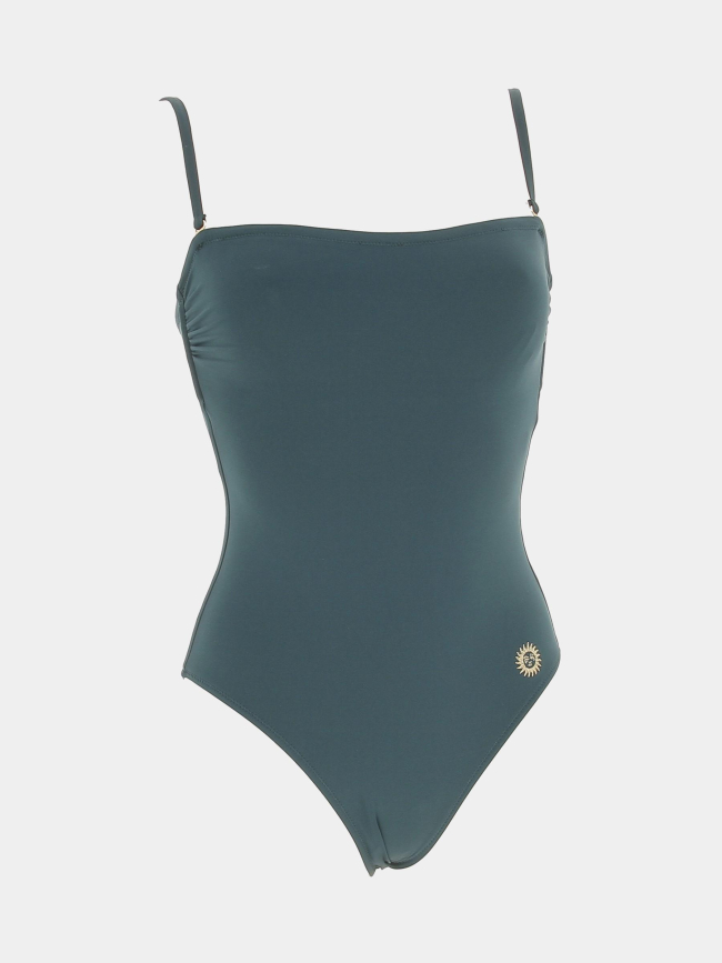 Maillot de bain lisa uni mojito vert femme - Grain De Sable