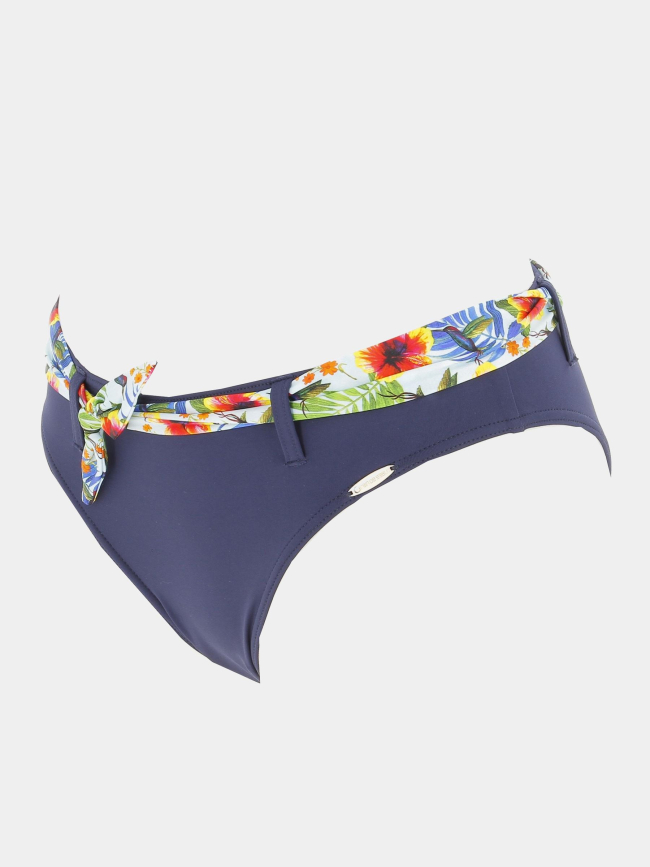 Maillot de bain 2 pièces fleurs multicolore femme - Grain De Sable