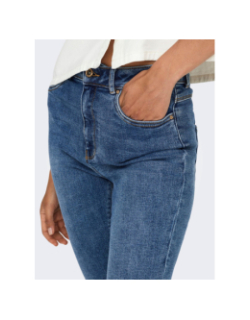 Jean skinny mila taille haute bleu femme - Only