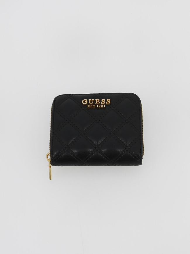 Mini portefeuille giully slg noir femme - Guess