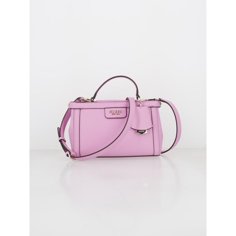 Sac à bandoulière eco angy satchel rose femme - Guess