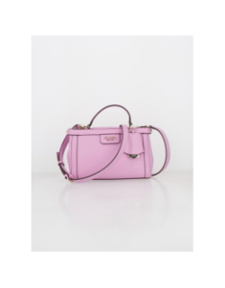 Sac à bandoulière eco angy satchel rose femme - Guess