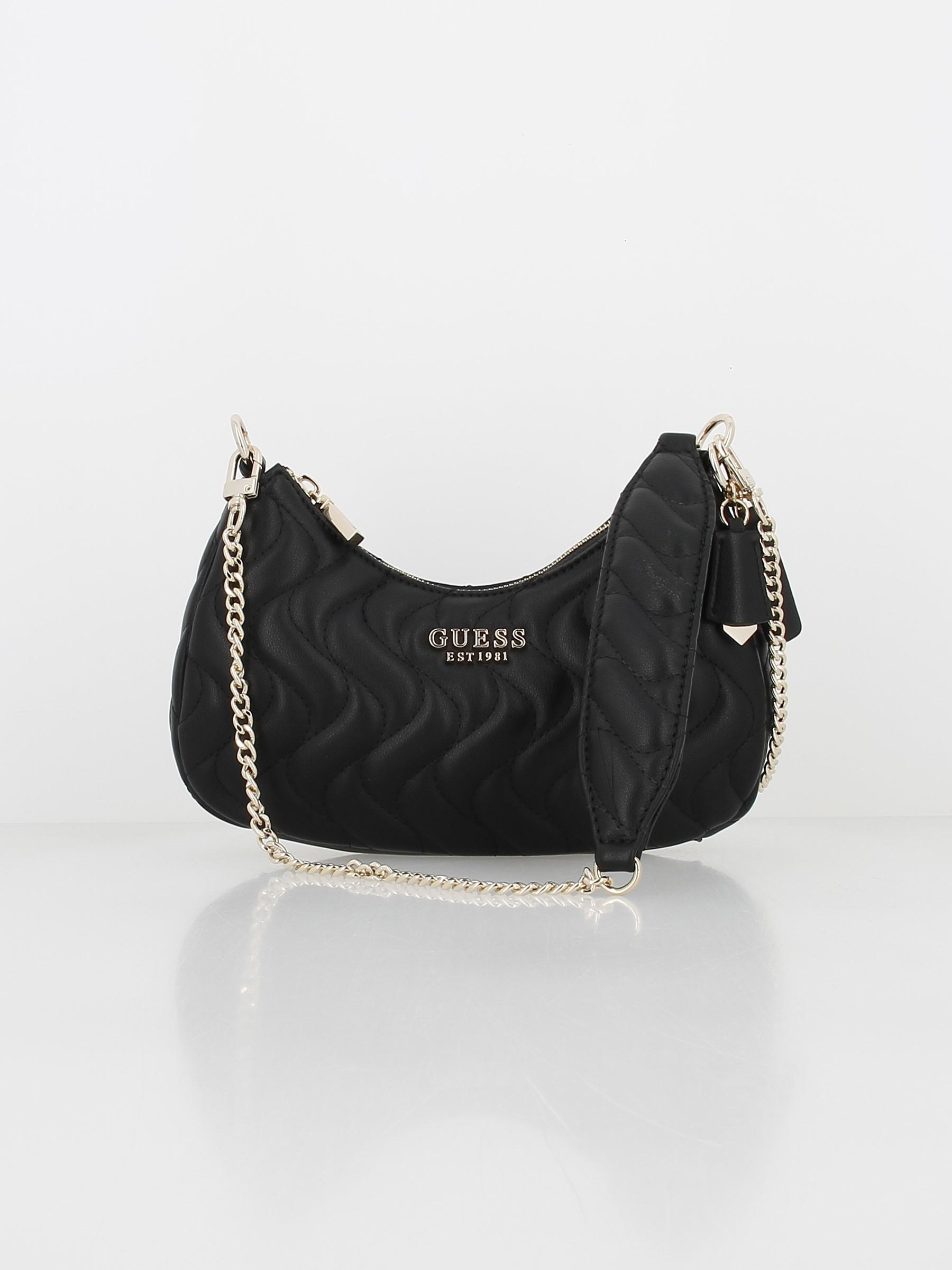 Sac à main eco mai crossbody noir femme - Guess