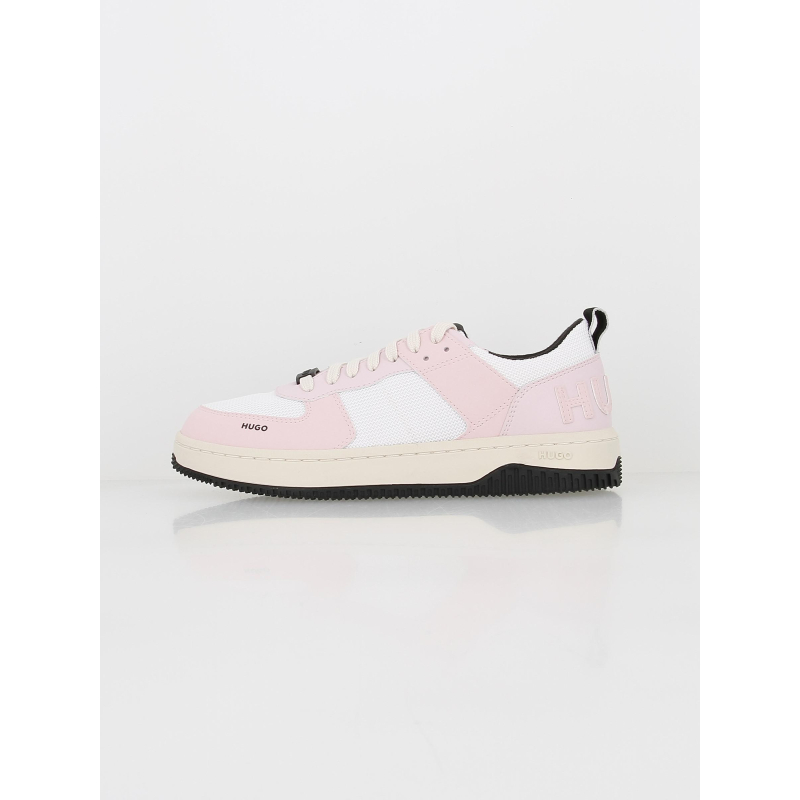 Baskets kilian tenn pumew blanc rose femme - Hugo