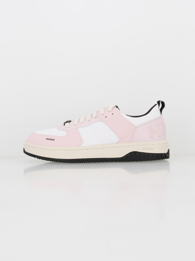 Baskets kilian tenn pumew blanc rose femme - Hugo