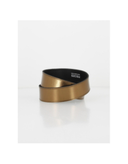 Ceinture nana suede jeans marron bronze femme - Pieces