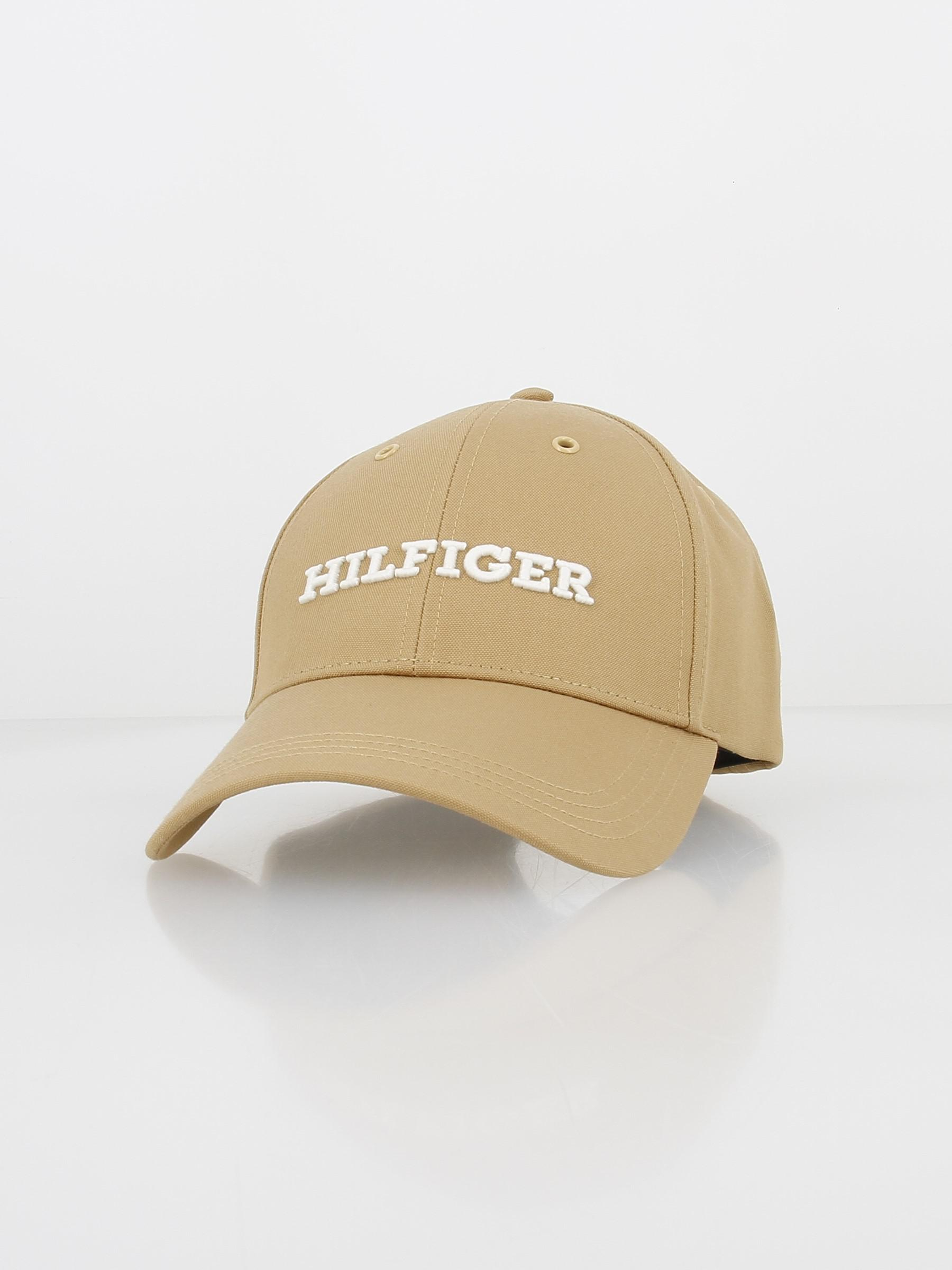 Casquette logo brodé marron clair homme - Tommy Hilfiger