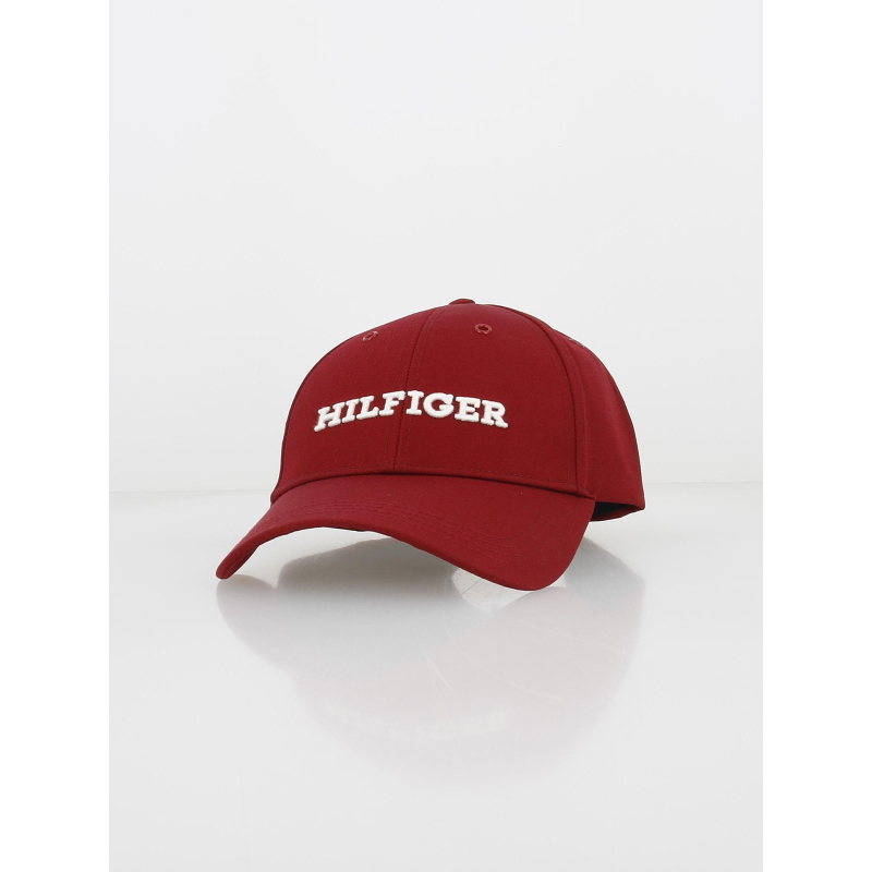 Casquette logo brodé bordeaux homme - Tommy Hilfiger