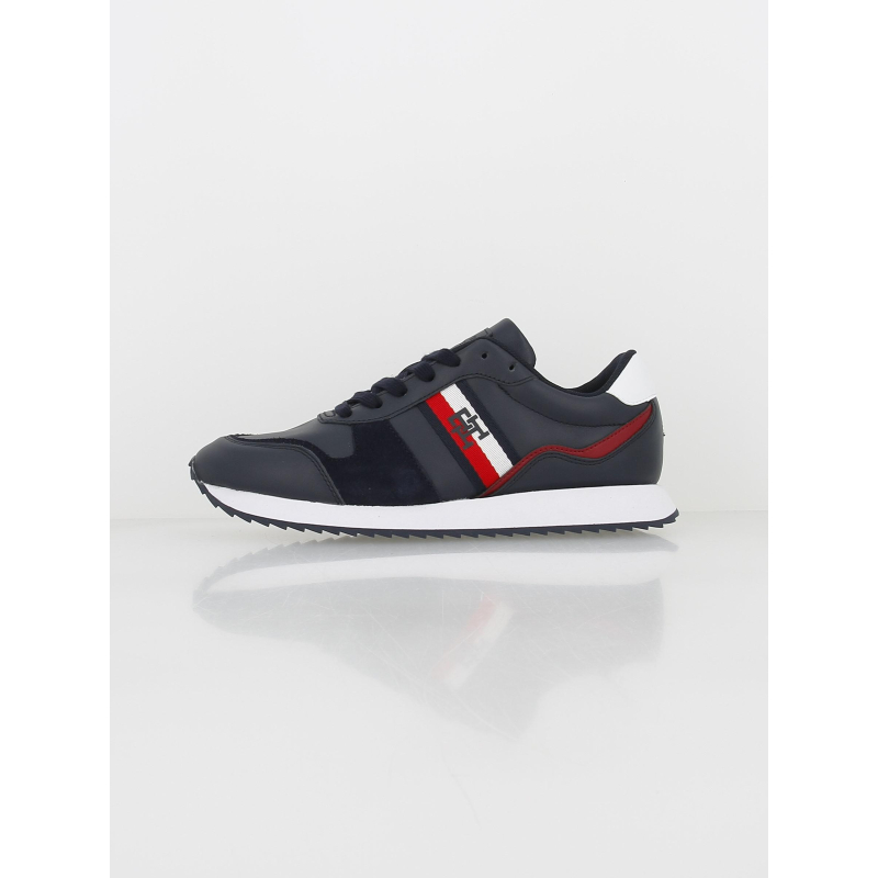 Baskets runner en cuir evo bleu marine homme - Tommy Hilfiger